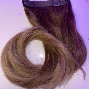 Bfbhair seamless clip in 100% remy hair extensions 21 inch